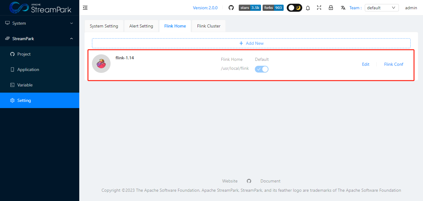 3_display_flink_home_config