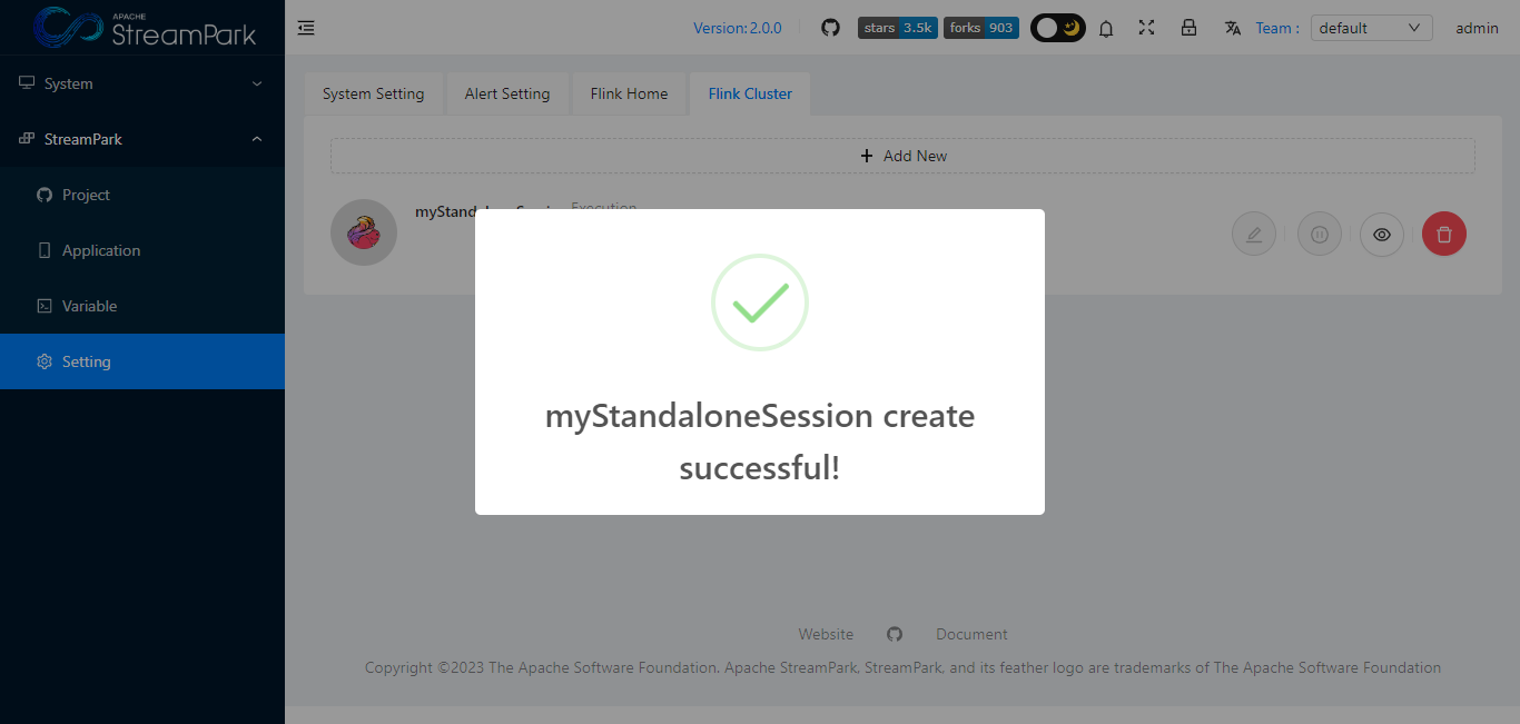 9_add_flink_cluster_successfully